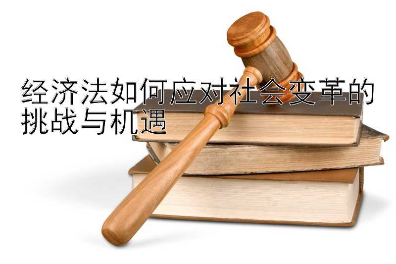 经济法如何应对社会变革的挑战与机遇