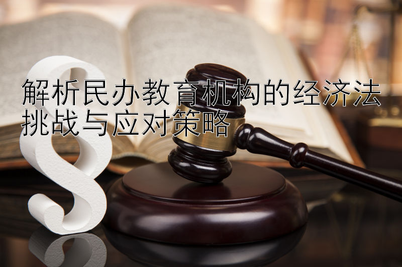 解析民办教育机构的经济法挑战与应对策略